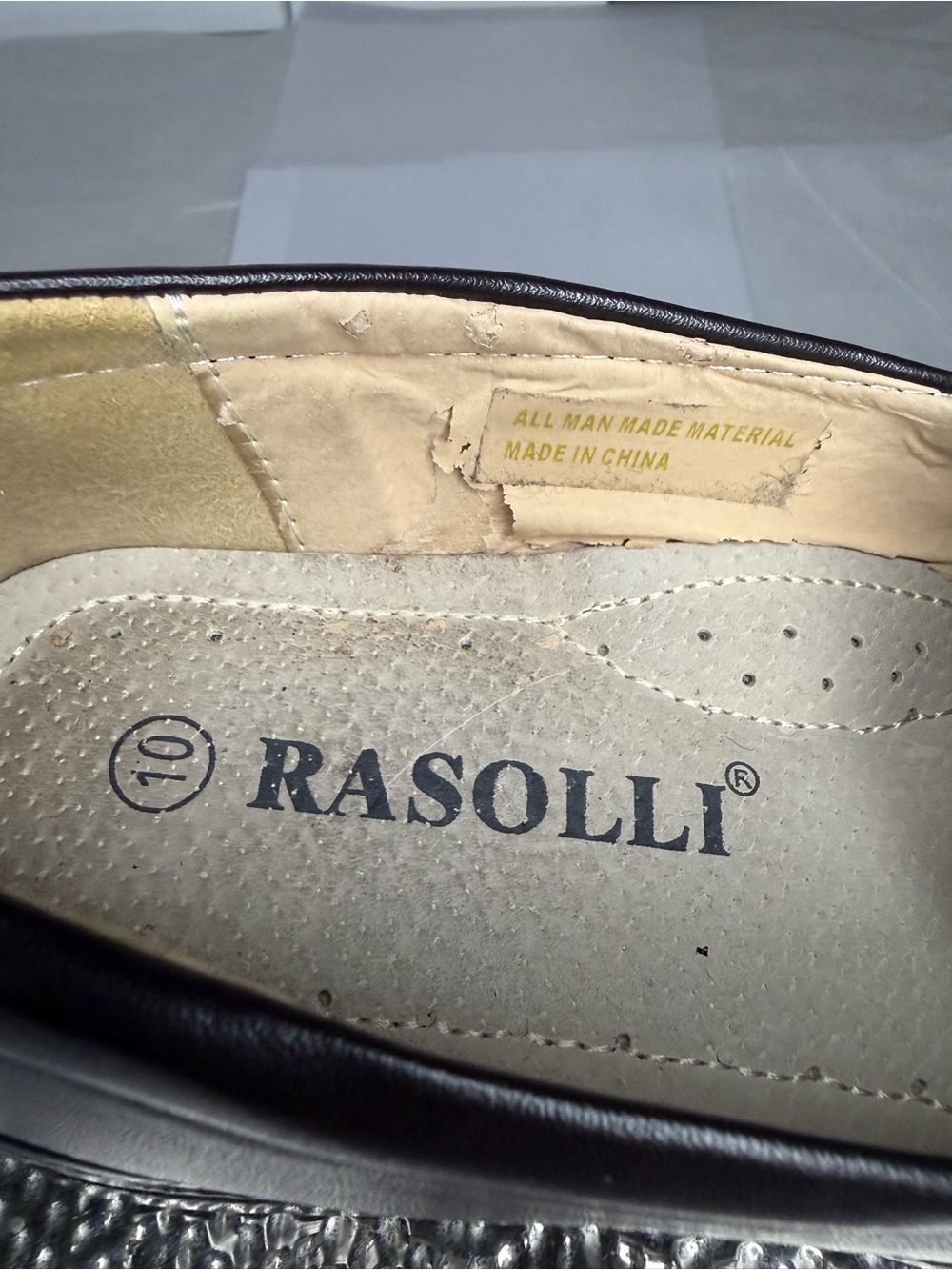 Rasolli Women’s Black Loafers Slip On Comfort Dress Shoes Size 10 - Picture 2 of 11